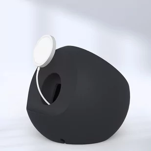 Uchwyt na ładowarkę indukcyjną MagSafe do iPhone i ładowarkę do Apple Watch podstawka stojak na telefon Choetech biały różowy - Uchwyty samochodowe do telefonów - miniaturka - grafika 4