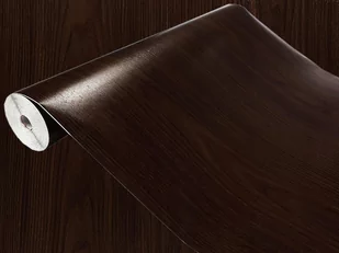 Okleina Meblowa Drewnopodobna Kasztan Wenge Na Regał Blat Szafkę 45x1500 - Meble modułowe i akcesoria - miniaturka - grafika 1