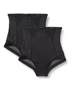 Majtki damskie - Playtex Gainante Silhouette Perfect Comfort figi (zestaw 2) Kobiety, czarny, 42 - miniaturka - grafika 1