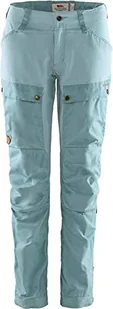 FJALLRAVEN Damskie spodnie Keb Trousers W Short spodnie, w kolorze niebieskim mineralnym, 40 - Spodnie damskie - miniaturka - grafika 1