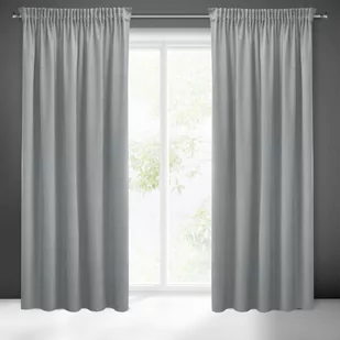 Zasłona Sibel 140x270 na taśmie Szara Pierre Cardin - Zasłony - miniaturka - grafika 1