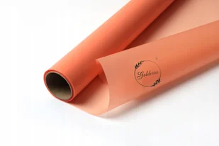 Folia florystyczna MROŻONA MATOWA ZAPACHOWA 9m BRZOSKWINIOWA Golderia - Folia, papier śniadaniowy, serwetki Folia florystyczna MROŻONA MATOWA ZAPACHOWA 9m BRZOSKWINIOWA Golderia - Folia, papier śniadaniowy, serwetki - miniaturka - grafika 1