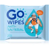 Kosmetyki kąpielowe dla dzieci - GoWipes Antibacterial odświeżające chusteczki nawilżane 20 szt. - miniaturka - grafika 1