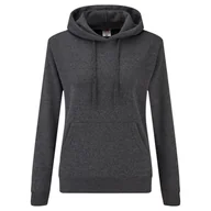 Bluzy sportowe damskie - Bluza Damska Z Kapturem Classic Heather - miniaturka - grafika 1