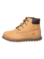 Botki damskie - Timberland Skórzane botki "Pokeypine 6In" w kolorze jasnobrązowym - miniaturka - grafika 1