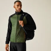 Kurtki i kamizelki sportowe męskie - Regatta Kurtka męska hybrydowa Clumber Zielony, Rozmiar: XL - miniaturka - grafika 1