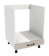 Szafki kuchenne - Szafka Dolna Pod Zabudowę Piekarnika Presto 60X82 Cm Płyta Laminowana Biały/Kaszmir - miniaturka - grafika 1