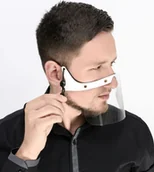 Przyłbice ochronne - Pako PRZYŁBICA Minishield / Hilfitec / Biała S - miniaturka - grafika 1