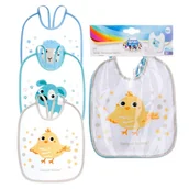 Śliniaki i fartuszki - Canpol Babies Zestaw Nieprzemakalnych Śliniaków Frotte 3 sztuki - miniaturka - grafika 1