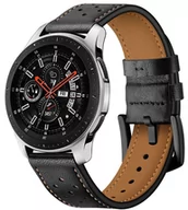 Akcesoria do smartwatchy - Tech-Protect PASEK LEATHER GALAXY WATCH 42MM BLACK BRANSOLETA CASE - miniaturka - grafika 1