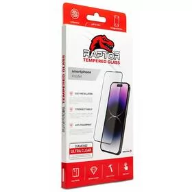 Szkło ochronne Swissten Raptor Diamond Ultra Clear 3D na Apple iPhone 15 Pro Max (84501808) Czarne - Szkła hartowane na telefon - miniaturka - grafika 1