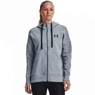 Damska bluza dresowa rozpinana z kapturem UNDER ARMOUR Rival Fleece Logo Hoodie - Kurtki i kamizelki sportowe damskie - miniaturka - grafika 1