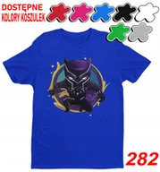 Koszulki męskie - Dziecięca Koszulka Z Nadruki Wybór Anengers Marvel Czarna Pantera-M 134-140 - miniaturka - grafika 1