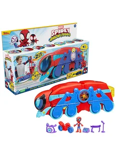 Hasbro Pojazd do zabawy 2w1 "Sider Caterpillar" w kolorze czerwonym - 3+ - Zabawki kreatywne - miniaturka - grafika 1