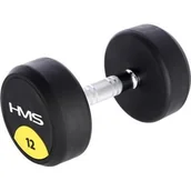 Hantle i ciężarki - HMS HG PRO 12 KG HANTLE GUMOWANE HMS - miniaturka - grafika 1