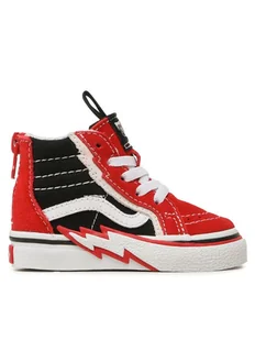 Vans Tenisówki Sk8-Hi Zip Bolt VN000BVKREB1 Czerwony - Buty dla dziewczynek - miniaturka - grafika 1