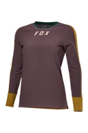 Koszulki rowerowe - Koszulka MTB FOX Defend Damskie Średni BrązowyM - miniaturka - grafika 1