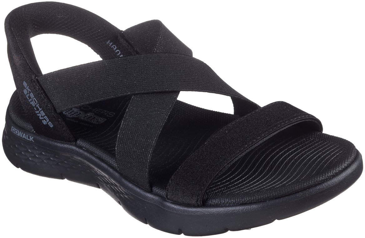 Skechers Skechers damskie sandały GO WALK FLEX SANDAL GLIMMER UP 141489 BBK 40