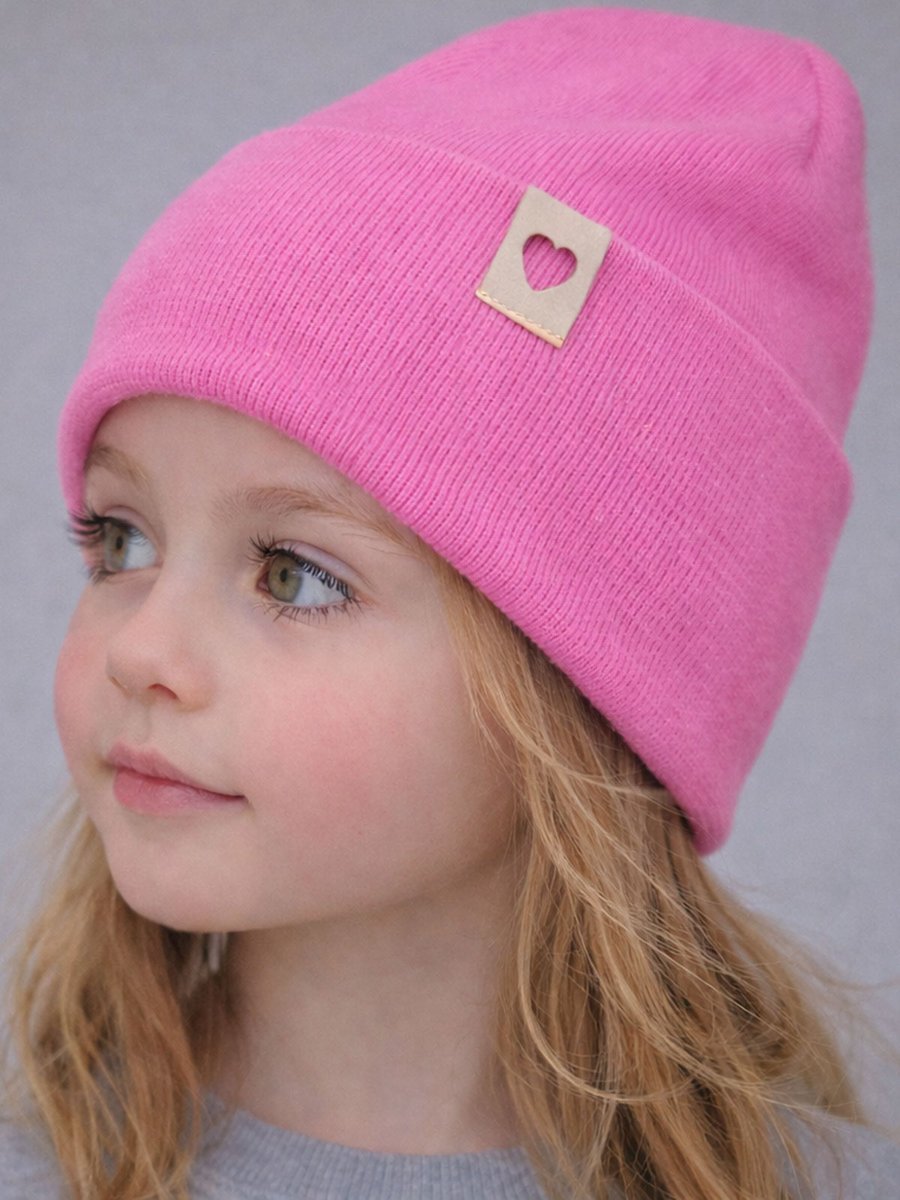 Czapka bawełniana różowy 48-52