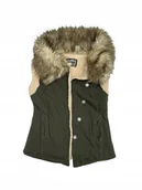 Kamizelki damskie - Elegancka kamizelka damska futro TWISTES M - miniaturka - grafika 1