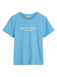 Marc O´Polo Koszulka w kolorze błękitnym - Koszulki i topy damskie - miniaturka - grafika 1