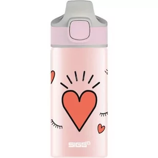 Sigg Unisex Młodzieżowa butelka na wodę, różowa, 0,4 - Shakery i bidony sportowe - miniaturka - grafika 1