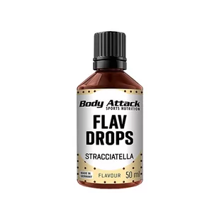 BODY ATTACK Flav Drops - 50ml - Stracciatella - Zdrowa żywność - miniaturka - grafika 1