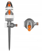 Węże ogrodowe i zraszacze - Bradas bradas WL-Z02 White Line 2 funkcje zraszacz na całym obwodzie do 320 QM z ostrzem do wbijania w ziemię, szary, 15 x 5 x 5 cm - miniaturka - grafika 1