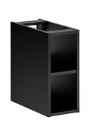 Meble łazienkowe - CZARNY Regał dolny do Szafki pod Umywalkę Wiszący 20 cm - miniaturka - grafika 1