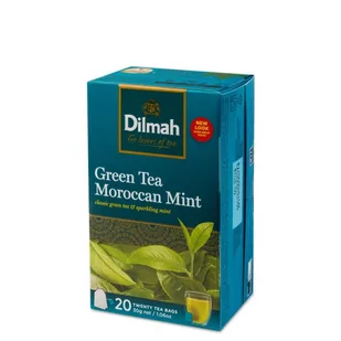 Dilmah MOROCCAN MINT GREEN TEA 20 T.EKSP Z ETYKIETĽ 10412 - Herbata - miniaturka - grafika 1