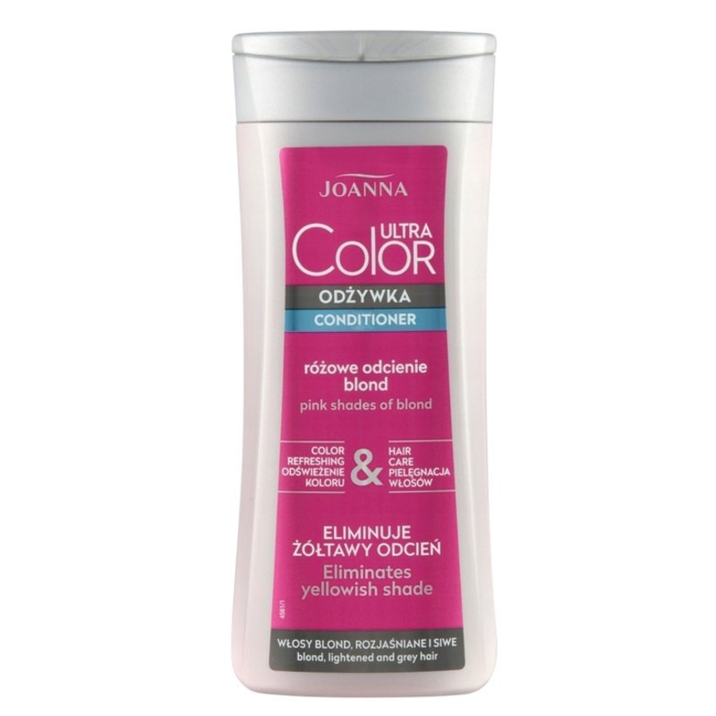 Joanna Ultra Color odżywka do włosów różowe odcienie blond 300g