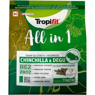 TROPIFIT ALL IN 1 CHINCHILLA & DEGU Pokarm dla Szynszyli i Koszatniczek 1,75kg 50515 - Karma dla gryzoni TROPIFIT ALL IN 1 CHINCHILLA & DEGU Pokarm dla Szynszyli i Koszatniczek 1,75kg 50515 - Karma dla gryzoni - miniaturka - grafika 1