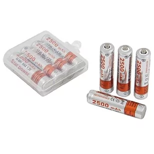 4Szt X Akumulatorki Bateria Aaa Male 2500Mah R3 - Baterie i akcesoria - miniaturka - grafika 1