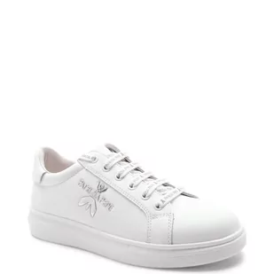 Patrizia Pepe Skórzane sneakersy - Buty dla dziewczynek - miniaturka - grafika 1