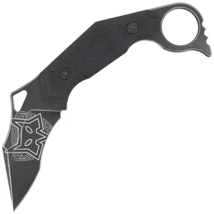 Nóż FOX Moa Karambit Black G10, Black Idroglider N690Co by Jared Wihongi (FX-651) - Noże - miniaturka - grafika 1