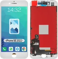 Baterie do telefonów - Wyświetlacz LCD Ekran Szybka Dotyk do Apple iPhone SE 2022 A2783 BIAŁY - miniaturka - grafika 1