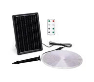 Lampy ogrodowe - Aigostar - LED Ściemnialna taśma solarna LED/10W/3,2V 10 m 6500K IP65 + pilot - miniaturka - grafika 1