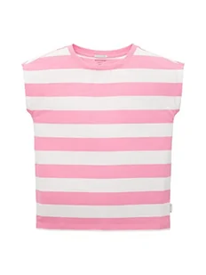 TOM TAILOR Dziewczęcy top, 31691 - Różowy blok Stripe, 176 cm - Koszulki i topy damskie - miniaturka - grafika 1