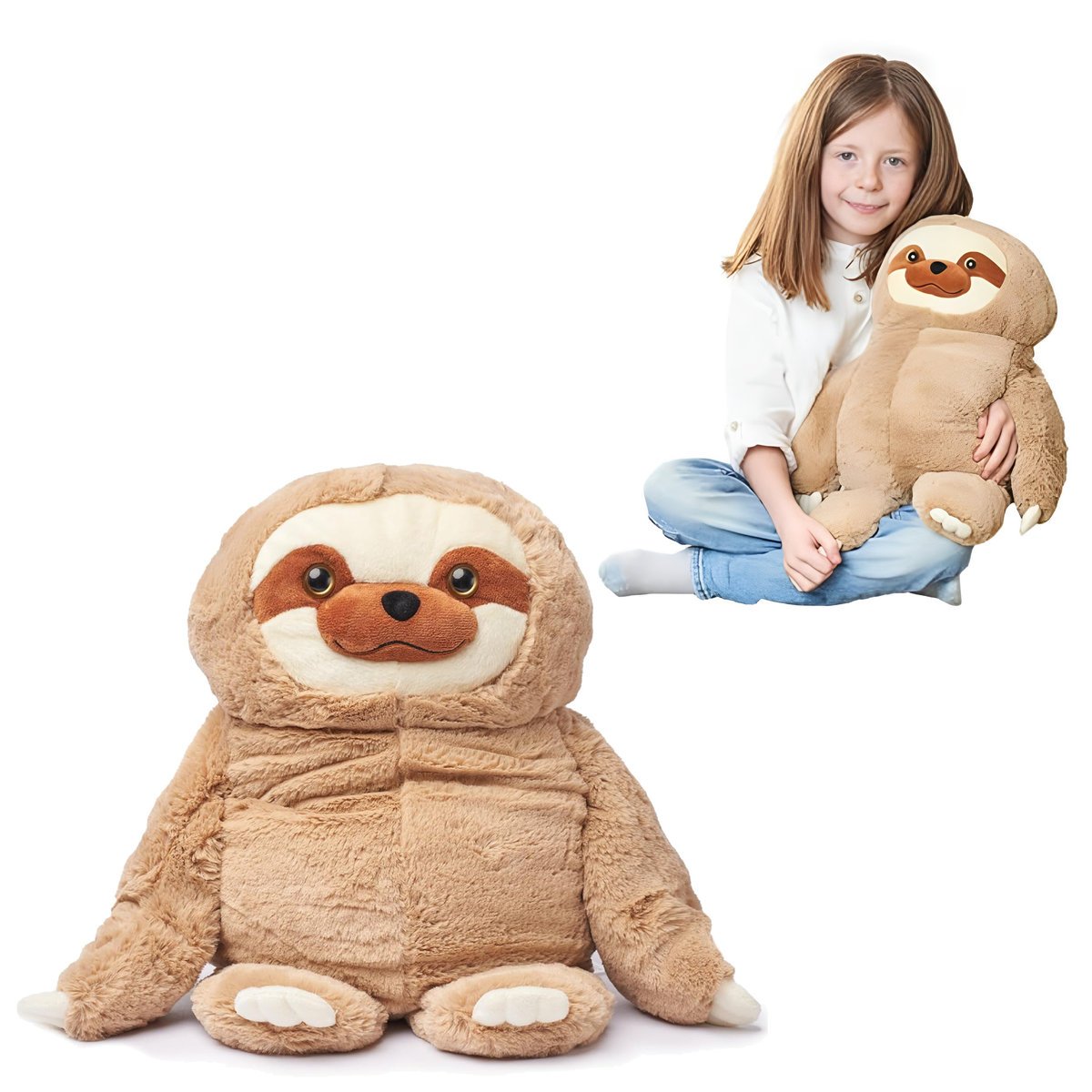 Pluszak obciążeniowy zabawka sensoryczna ADHD autyzm uspokajacz LENIWIEC