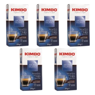 5x Kawa mielona KIMBO Aroma Italiano 250 g - Kawa - miniaturka - grafika 1