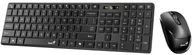 Zestawy myszka + klawiatura - Genius SlimStar 8250 Czeska/Słowacka czarna 31340020403 - miniaturka - grafika 1