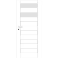 Drzwi wewnętrzne - Skrzydło ERIE 02 biały 70 P 3Z WC podcięcie - miniaturka - grafika 1