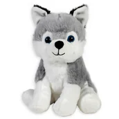 Maskotki i pluszaki - Chinchilla, Zabawka Pluszowa, Pies Husky, Jasnoszary, 20 cm - miniaturka - grafika 1