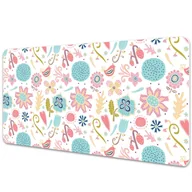 Podkładki na biurko - Mata z nadrukiem na biurko Kolorowe wzory 90x45 cm - miniaturka - grafika 1