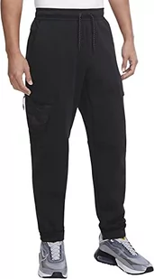Nike Męskie spodnie Sportswear Tech polar, czarne/czarne, DM6453-010, M - Spodenki męskie - miniaturka - grafika 1