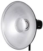 Inne akcesoria studyjne - Terronic 55cm silver beauty dish reflektor - miniaturka - grafika 1