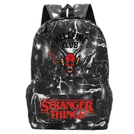 Torby na laptopy - Stranger Things Plecak Hellfire Club Bomber Torby szkolne Dzieci Chłopcy Chłopcy Bookbag Daily Casual Bagpack Mochila Laptop Plecak 2 - miniaturka - grafika 1