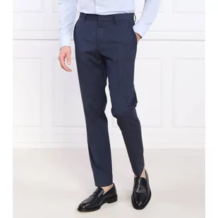 BOSS Wełniane spodnie H-Genius-MM-224 | Slim Fit - Spodnie męskie - miniaturka - grafika 1