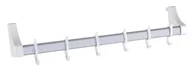 Wieszaki łazienkowe - Wenko WENKO 4340011100 garderoba haki szyna Biały  6 drzwi, tworzywo sztuczne  ABS, 60 x 13 x 9 cm, biały 4340011100 - miniaturka - grafika 1