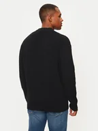 Swetry męskie - Calvin Klein Jeans Sweter J30J326193 Czarny Regular Fit - miniaturka - grafika 1